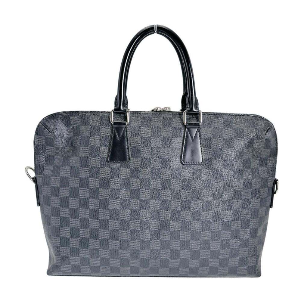 Louis Vuitton Damier Graphite Porte-documentaire Briefcase N48224 Black